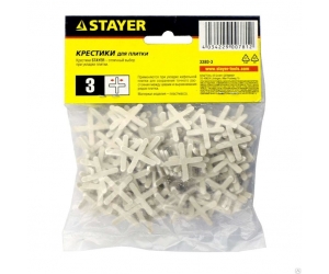 Крестики для плитки Stayer 3 мм (150 штук)