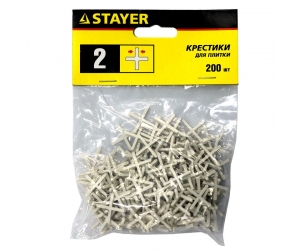 Крестики для плитки Stayer 2 мм (200 штук)